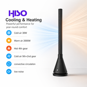 Termoventilatore Elettrico da Pavimento 2000W PTC con Protezione dal Surriscaldamento, Riscaldamento e Raffreddamento Rapido, Controllo Vocale <span class=keywords><strong>Smart</strong></span> WiFi - Product Image 2