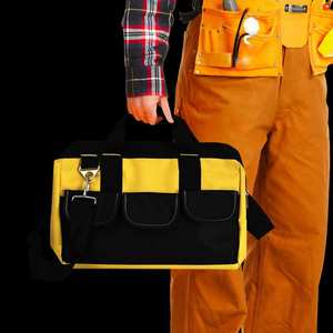 Sac à outils multifonctionnel durable, imperméable, portable, grande capacité, en polyester 600D, vente chaude personnalisée - Product Image 5