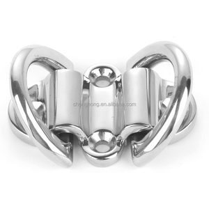 Quincaillerie marine : Anneau en D de fixation pour yacht, boucle à plaque fixe, œillet pliant double D en acier inoxydable 316 pour navire et yacht - Product Image 3