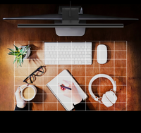Barre lumineuse LED pour moniteur à température de couleur réglable avec variateur d'intensité, design moderne, corps en aluminium et plastique ABS pour salle de lecture