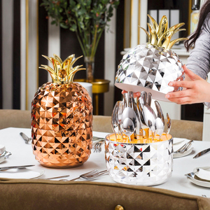 Bộ đồ ăn phương Tây 24 món thiết lập xuyên biên giới sáng tạo dứa thiết kế thép không gỉ Flatware dao dĩa - Product Image 5