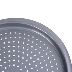 Platos Redondos Perforados y Engrosados para <span class=keywords><strong>Pizza</strong></span> y Queso, Utensilios <span class=keywords><strong>de</strong></span> Cocina para Hornear, Molde para Pastel Apto para Horno - Product Image 5