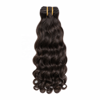 Extensions de cheveux humains vierges Genius Weft en gros, style bohème, 100 % cheveux humains, polyvalentes pour différentes coiffures.