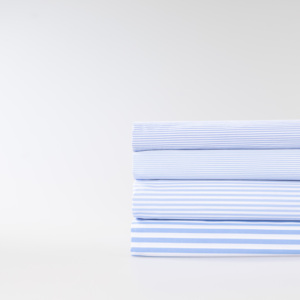 Vải cotton sọc xanh 100% cotton bán chạy nhất dành cho áo sơ mi nam - Product Image 1