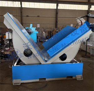 Machine de retournement de bobines métalliques automatique personnalisable de 10 tonnes, marque WADLEY, avec fonction de basculement à 90 degrés, 4 kW, alimentation 15 m/min - Product Image 3