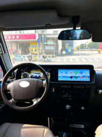 Radio de Coche con Pantalla Táctil Android Dual de 12.3 Pulgadas, Navegación GPS, Reproductor Multimedia Carplay para Toyota FJ 2007-2017
