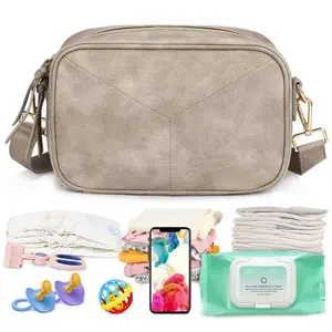 Large Capacity Baby Bag Crossbody Nappy Storage Travel Baby Maternity Bag Tote Shoulder Diaper Bag