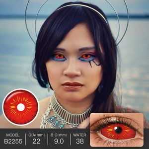 Livraison Gratuite Pseyeche Sclera <span class=keywords><strong>Lentilles</strong></span> Cosplay Sclera Lentille 22mm Sclera <span class=keywords><strong>Lentilles</strong></span> <span class=keywords><strong>De</strong></span> <span class=keywords><strong>Contact</strong></span> Snowy Night Full Eye Lentes <span class=keywords><strong>De</strong></span> Contacto - Product Image 2