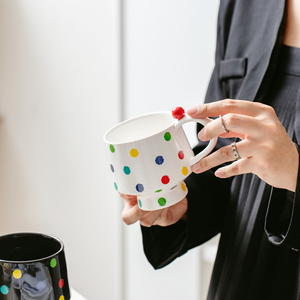Creative Cartoon Pattern <b>Ceramic</b> Coffee <b>Mug</b> 400ml Capacity Microwave Dishwasher Safe Customizable Color Logo Party Use Modern - Product Image 2