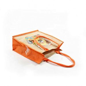 Sac en toile de haute qualité, réutilisable, personnalisé, écologique, pour mariage, café, vin, plage, shopping, sacs en jute, sacs en toile de jute - Product Image 3