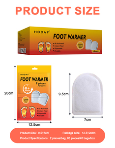 Almofada de aquecimento personalizada para pés com palmilhas de aquecimento de longa duração - Product Image 6