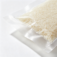 Sacs à riz sous vide transparents de qualité alimentaire, pochettes en PE pour céréales, impression personnalisée, étanches à l'humidité, scellées, pour aliments pour bébés et chewing-gums