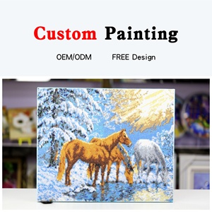Fabrication <span class=keywords><strong>de</strong></span> peinture diamant personnalisée, bricolage, Photo, pas quantité minimale <span class=keywords><strong>de</strong></span> commande, OEM, ODM, 5D, livraison directe - Product Image 2