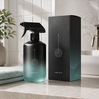 Diffuseur d'ambiance écologique de qualité supérieure 450 ml, étiquette privée, spray de parfum pour la maison, OEM, parfum pour linge, avec emballage personnalisé avec logo