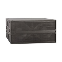 SUB 9006-AS Double caisson de basses actif de 18 pouces avec DSP, équipement audio professionnel pour DJ, haut-parleurs de basses puissants
