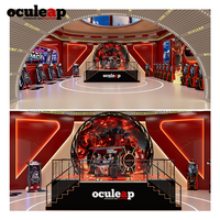 Bermuda 12D Dome Theater 2026 Nouveau simulateur de vol 6D 5D 7D 9D immersif à 360° pour intérieur, personnalisable, avec 8/16 sièges, cinéma dôme volant