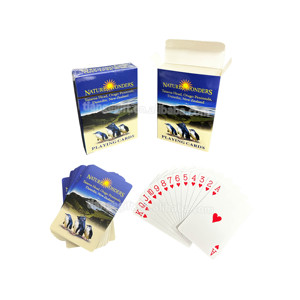 Custom UK London Single-Sided 350gsm Art Paper Durable Playing Cards for Family Use - Product Image 5