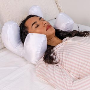 U Shape <b>Neck</b> Support <b>Pillow</b> Ultra Soft Cotton Filled For Deep Sleep Anti Stiff <b>Neck</b> Beauty Care - Product Image 4