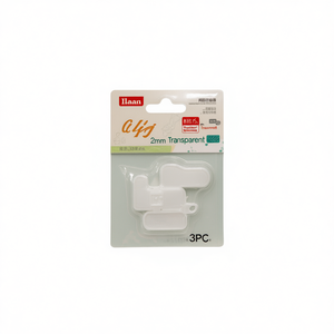 Clip per ciuccio Ilan 2 mm trasparente 3 pezzi per accessorio per l'alimentazione del bambino - Product Image 2