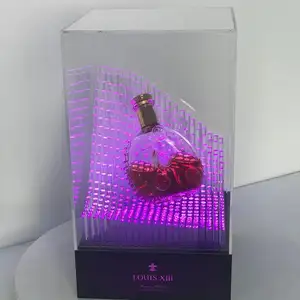 لويس XIII زجاجة نبيذ مقدم المعظم عرض VIP خدمة صينية قابلة للشحن شعار مخصص