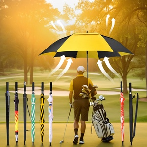 Big <b>Umbrella</b> High Quality Double Layer Canopy Golf <b>Umbrella</b> Custom logo Printed Pattern Luxury Beach <b>Umbrella</b> - Product Image 2