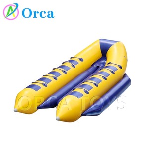 Bote Inflable Tipo Banana de PVC de Alta Calidad para 4-10-12 Personas, 0.65MM, para Deportes Acuáticos y Diversión - Product Image 5