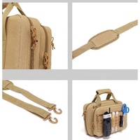 Sac tactique multifonctionnel QXMOVING pour hommes avec système Molle, compartiments, sac à main, sac banane pour la chasse et le tir