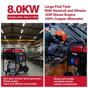 מחולל דיזל 8kw צילינדר יחיד ארבע שבץ אנכי הזרקת ישירה - Product Image 3