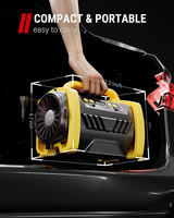 Compresseur d'air portable AC/DC 12V et gonfleur soufflant avec pression d'air 150PSI pour dégonfleur d'air portable pour pompe à hélium domestique de voiture