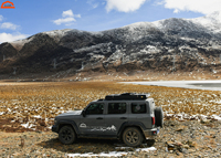 Tente de toit légère EZNEST anti-condensation en alliage d'aluminium respirant coque rigide auto-conduite tente de toit 4x4