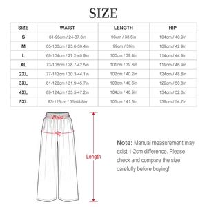 <span class=keywords><strong>Pantaloni</strong></span> <span class=keywords><strong>Palazzo</strong></span> <span class=keywords><strong>a</strong></span> Vita Alta con Stampa Tribale Polinesiana Personalizzata, Gamba Larga, Verde e Bianco, con Elastico in Vita e Tasche per Donna - Product Image 6