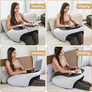 Oreiller fonctionnel pour le soutien des bras, prix d'usine personnalisé, oreiller ergonomique lavable pour la lecture, pour ordinateur portable, iPad - Product Image 4