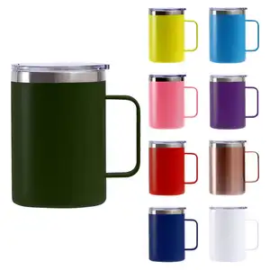 Thăng hoa coff Mug tùy chỉnh Nhà cung cấp ấm hơn khoảng trống Tumbler đôi tường thép không gỉ bia Mug với logo