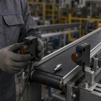 Capteur photoélectrique infrarouge à faisceau traversant CORON GF2-T10 NPN avec câble de connexion, distance de détection de 40 m, capteur de faisceau pour intérieur