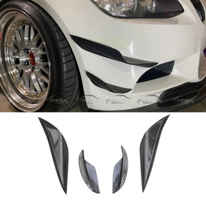 สำหรับ BMW ซีรีส์ 3 E90 E92 E93 M3 ปี 2008-2013 คาร์บอนไฟเบอร์ ชุดแต่งกันชนหน้า คานาร์ด สปลิตเตอร์ สภาพใหม่ - Product Image 2