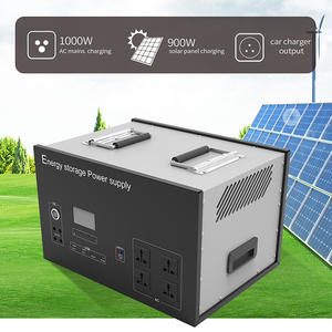 Générateur solaire moderne 2000W avec batterie LiFePO4, station d'alimentation portable d'urgence pour extérieur, 1433Wh, onde sinusoïdale pure - Product Image 1