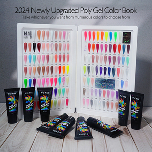 RS Nail Factory Direct <span class=keywords><strong>144</strong></span> Colors Builder Nail Gel Polish Disco Extension Painting Gel Nail Colors Card para uso <span class=keywords><strong>art</strong></span>ístico - Product Image 2