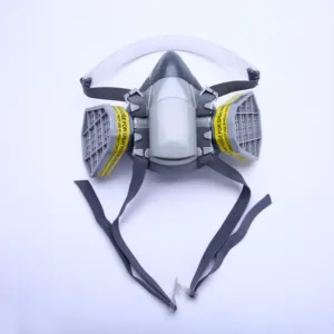 Cnstrong protettivo contro l'inquinamento atmosferico confortevole maschera antipolvere maschera facciale in silicone riutilizzabile a Gas