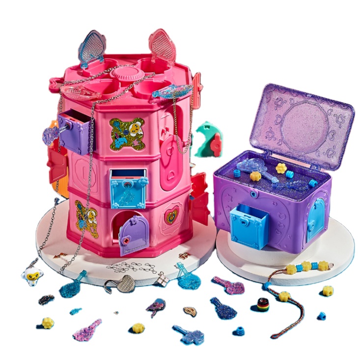 Новые товары, Игрушечная детская Волшебная коробка, сундук с сокровищами Jaudio-videoa с подсветкой и музыкой