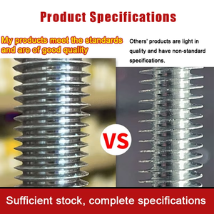 Tiges entièrement filetées en acier inoxydable/zinc/noir/acier au carbone XINMINGQI métriques M30-M80 - Product Image 2