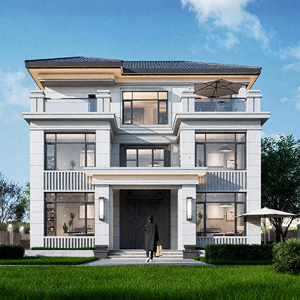 A basso costo Shandong prefabbricata luce in acciaio telaio Hotel Perth LGS case modulare <span class=keywords><strong>ville</strong></span> di lusso moderno KT marchio in vendita - Product Image 4