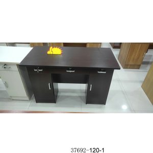 Escritorio de Oficina Moderno con Gabinete de Almacenamiento de Madera, Diseño Contemporáneo para Oficina en Casa, Independiente 37692-120-1 - Product Image 1