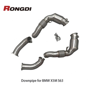 ท่อไอเสียสแตนเลสสำหรับ BMW X5/X5M 4.4T ปี 2022 พร้อมแคทดาวน์ไปป์และแผ่นกันความร้อน 200Cell - Product Image 1
