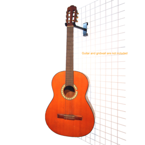 H-30-1B <b>Musical</b> <b>Instrument</b> Accessories Gridwall Metal Wall Mounted Guitar Hanger - Product Image 5