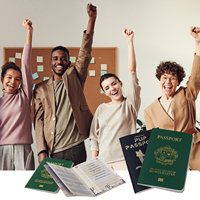 Vente en gros de carnets de passeport avec logo personnalisé Livret de passeport Prop Toy