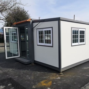 Casa Contenedor Plegable <span class=keywords><strong>de</strong></span> Doble Ala con Pared Exterior <span class=keywords><strong>de</strong></span> Metal Tallado, Hotel Residencial con Dormitorio y Aleros - Product Image 2