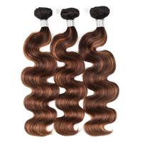 Cheveux humains brésiliens ondulés, extensions de cheveux humains vierges à cuticule alignée, tissage en lot, pour femmes noires