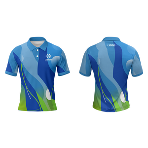 Tùy Chỉnh Polyester Polo Áo Sơ Mi Cho Nam Giới Phụ Nữ Thăng Hoa Golf Áo Sơ Mi Khoảng Trống Polo T-Shirt - Product Image 1