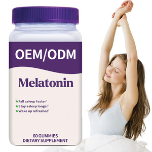 Gomitas de Melatonina de Marca Privada OEM ODM para Ayudar a Dormir, Apoyo Nocturno, Precio de Fábrica al por Mayor, Fórmula Personalizada, Pectina Vegana - Product Image 1