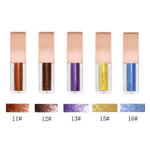 Private Label Make Up Cosmetics Glitter Lidschatten-Palette Ihre eigene Marke Liquid Eye Shadow